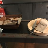 Bread and crispbread at The Green Room in Gothenburg