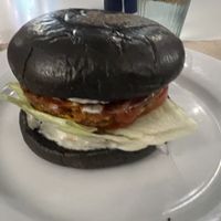 Burger   at Mama Tierra in Athens