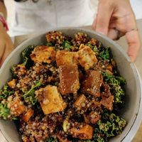 Tofu bowl at Mama Tierra in Athens