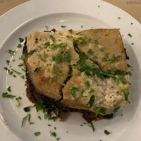 Mousaka at Mama Tierra in Athens