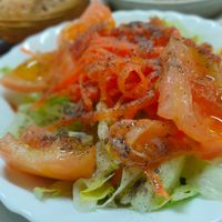 Ensalada básica at Los Helechos in Zaragoza
