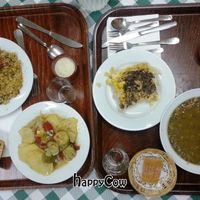 Rice, potage, corn cake, lentils... at Los Helechos in Zaragoza