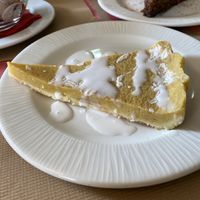Mango and coconut cake  at La Retama in Zaragoza