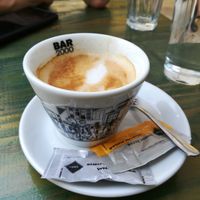 Soy latte macchiato at Priroda i Drustvo in Rijeka