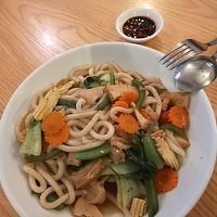 Black Pepper Udon at Piore Organic Cafe in Central Singapore