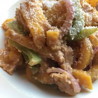 mango salad  at Moksha Indian Bistro in Niagara Falls