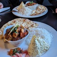 Tofu Tikka masala and Chana masala at Moksha Indian Bistro in Niagara Falls