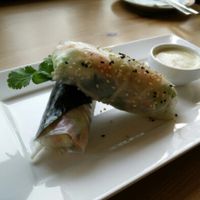 jummy healthy springroll  at Velvet Leaf in Berlin