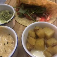 Tacos at Teresa Carles Cocina Vegetariana in Barcelona