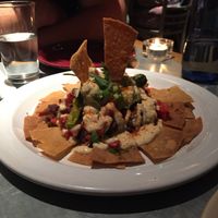 vegan nachos at Teresa Carles Cocina Vegetariana in Barcelona