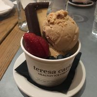 Helado de avellana  at Teresa Carles Cocina Vegetariana in Barcelona