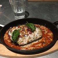 Milhojas de berenjena  at Teresa Carles Cocina Vegetariana in Barcelona