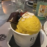 Helado de mango  at Teresa Carles Cocina Vegetariana in Barcelona