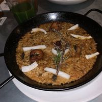 Vegan paella at Teresa Carles Cocina Vegetariana in Barcelona