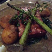 The tofu salmon at Teresa Carles Cocina Vegetariana in Barcelona