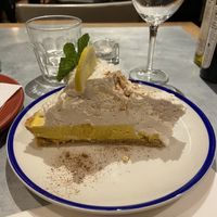 Lemon Pie at Teresa Carles Cocina Vegetariana in Barcelona