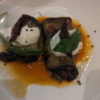 Eggplant rolls at Teresa Carles Cocina Vegetariana in Barcelona