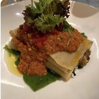 VEGAN LASAGNA  at Teresa Carles Cocina Vegetariana in Barcelona