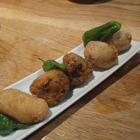 Croquetas at Teresa Carles Cocina Vegetariana in Barcelona