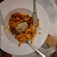 My food had a horrible cream on the top, small amount, my husband asked for beef because it was so limited option and it was just incredible amount of salt. The staff is horrible,  at Teresa Carles Cocina Vegetariana in Barcelona