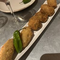 Croquette assortment   at Teresa Carles Cocina Vegetariana in Barcelona