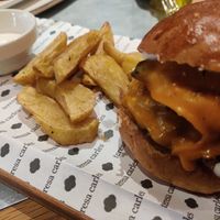 Burger at Teresa Carles Cocina Vegetariana in Barcelona