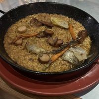 Lovely paella  at Teresa Carles Cocina Vegetariana in Barcelona
