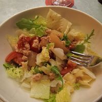 Fua vegano, pera confitada. Correcta. at Teresa Carles Cocina Vegetariana in Barcelona