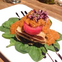 lasagna at Teresa Carles Cocina Vegetariana in Barcelona