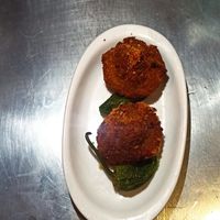 Croquetas de alcachofas y queso vegano at Teresa Carles Cocina Vegetariana in Barcelona