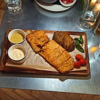 Cachopo relleno vegano at Teresa Carles Cocina Vegetariana in Barcelona