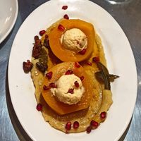 Pijama con crema catalana at Teresa Carles Cocina Vegetariana in Barcelona