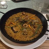 Vegan Paella at Teresa Carles Cocina Vegetariana in Barcelona