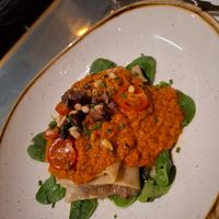 Lasagna at Teresa Carles Cocina Vegetariana in Barcelona