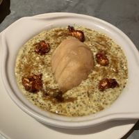 Crema catalana con chía vegana  at Teresa Carles Cocina Vegetariana in Barcelona