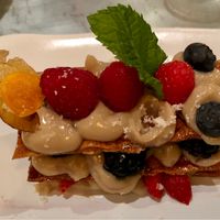 Delicious desert.  at Teresa Carles Cocina Vegetariana in Barcelona