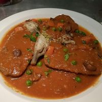 Frican-Do, seitan with sauce, but no potatoes, nor rice or anything?  at Teresa Carles Cocina Vegetariana in Barcelona