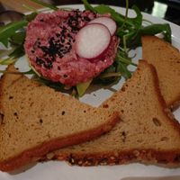 Tofu avocado tartare at Teresa Carles Cocina Vegetariana in Barcelona