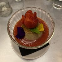 Flan vegano at Teresa Carles Cocina Vegetariana in Barcelona