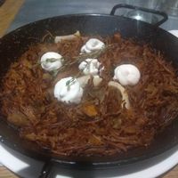 Rossejat de fideus at Teresa Carles Cocina Vegetariana in Barcelona