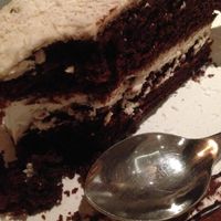 The chocolate cake at Teresa Carles is very good!  at Teresa Carles Cocina Vegetariana in Barcelona