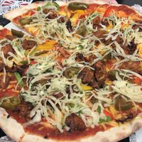 BBQ jackfruit  at Pizza Bande in Hamburg