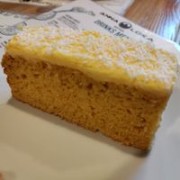 Mango coconut cake. at Anna Loka in Cardiff