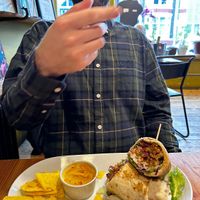 Doner wrap  at Anna Loka in Cardiff