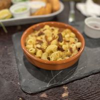 Mac n cheese - fab with fake baconn  at Anna Loka in Cardiff