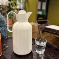 I love a big jug of water!  at Anna Loka in Cardiff
