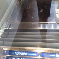 vegan dark chocolate-super creamy at Eiscafe Milano in Bad Vilbel