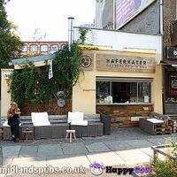 Front of Cafe at Haferkater in Berlin