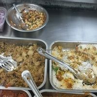 Spiced veg rice at Pooja Sweets and Savories in Cardiff