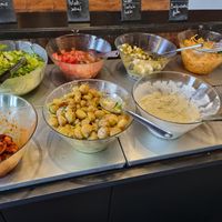 Lunch buffet at Legume in Uppsala
